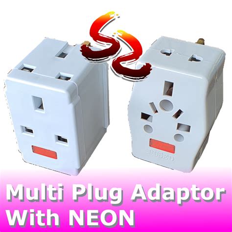 Plug Universal AC Power Travel Adapter Converter w Fuse Plug & Switch Socket  Electrical Selangor, Malaysia