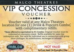 Malco Concession Prices