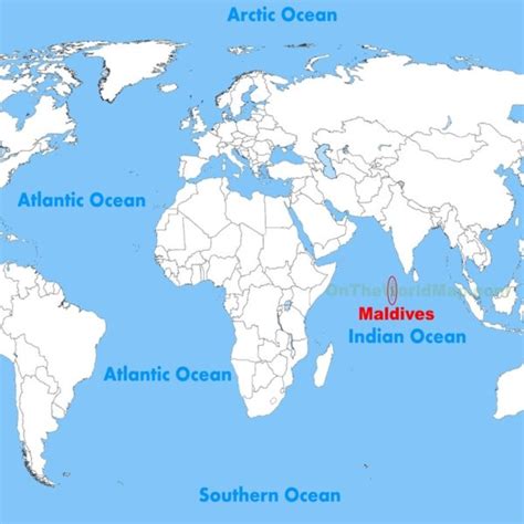 Maldivler harita
