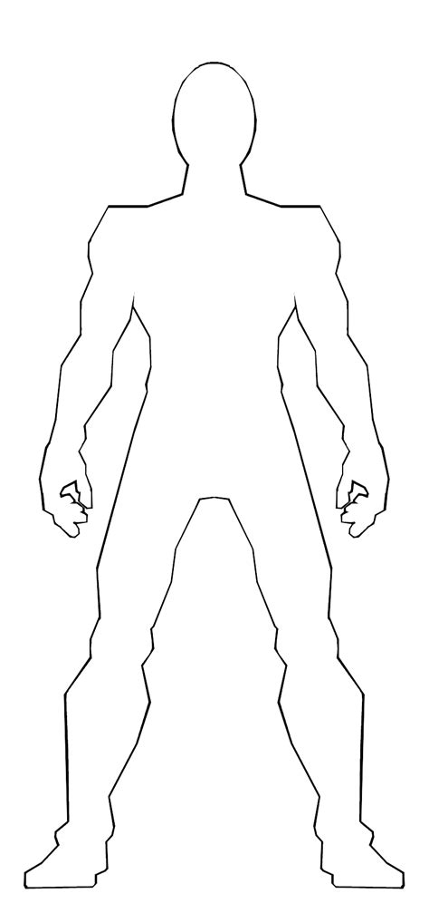 Male Body Template