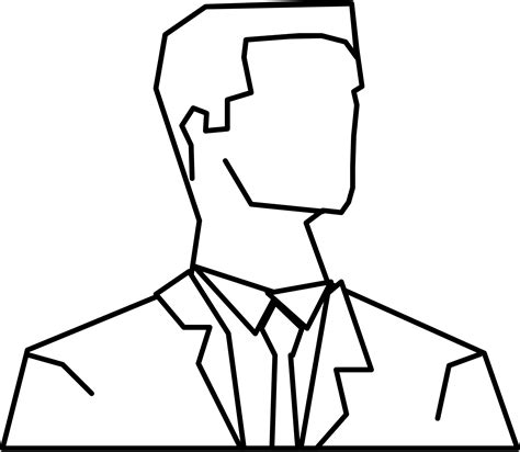 Male Outline Drawing