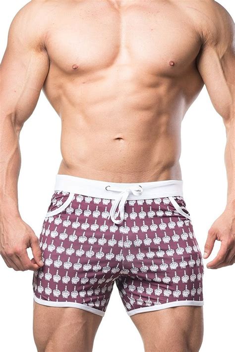 Male booty shorts. About this item. Gentle-soft,quick-dry,moisture wicking,light weight. Lined with a sheer pouch,holds your male things in a good position, not going out. Built with … 