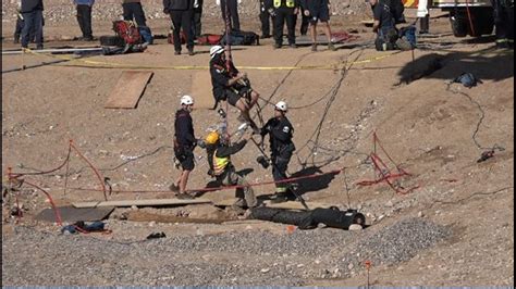 Male rescued after falling into hole at Forest Hill construction site