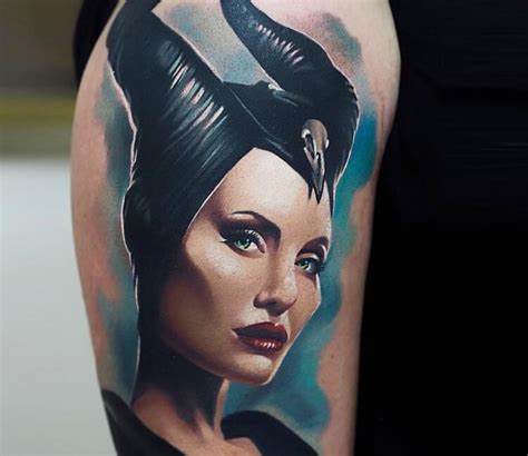 Maleficent tattoo by Lukash Tattoo Post 29808