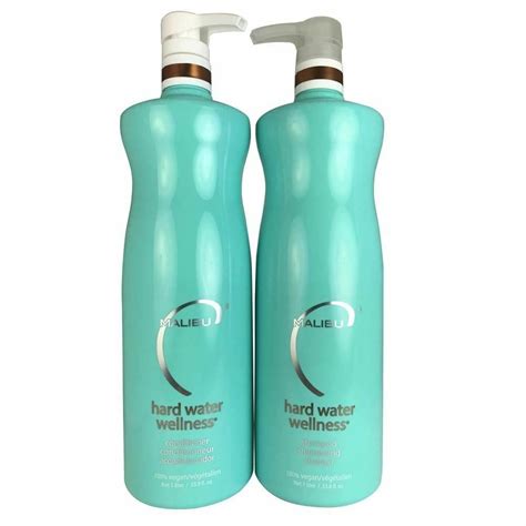 Malibu c hard water wellness shampoo. Pour crystals into mixing jar or applicator bottle with 2 ounces of warm water. Place finger over cap and shake until the product begins to gel. Shampoo hair with Un-Do-Goo and rinse. Section hair into 1-inch sections and work gel into hair from scalp to ends, using maximum pressure of palms and fingertips to ensure saturation. 