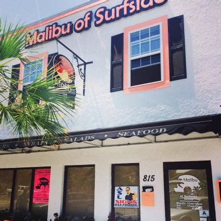Sep 30, 2015 · Malibu of Surfside, Surfside Beach: See 413 unbiased reviews of Malibu of Surfside, rated 4.5 of 5 on Tripadvisor and ranked #9 of 85 restaurants in Surfside Beach. . 