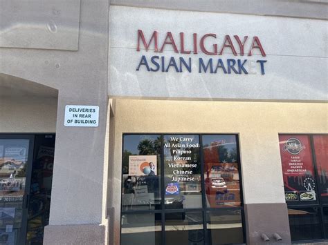 Maligaya asian market. Asian Market is a Asian grocery store located at 7537 S Rainbow Blvd # 105, Las Vegas, Nevada 89139, US. The establishment is listed under asian grocery store category. It has received 43 reviews with an average rating of 3.9 stars. Their services include In-store shopping, Delivery . 