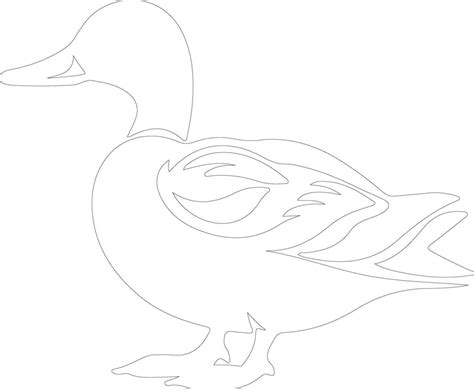 Mallard Duck Outline - Etsy