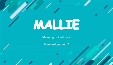 Mallie Name Meaning & Mallie Family History at Ancestry.com®