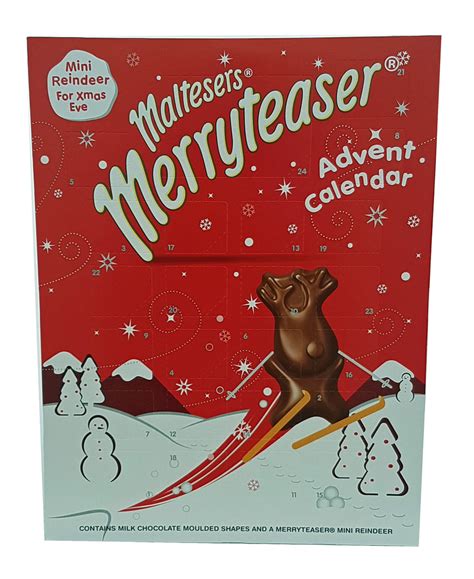 Maltesers Merryteaser Advent Calendar, Adventskalender 108g Piece of UK