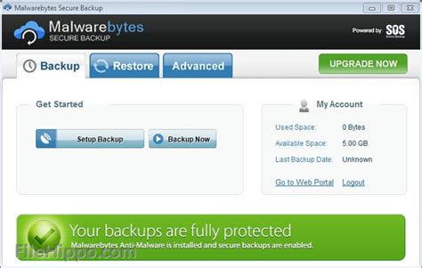 Malwarebytes Secure Backup for Windows