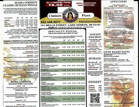Mama ciminos. Latest reviews, menu and ratings for Mama Cimino`s in Dixon - ⏰ hours, ☎️ phone number, 📍 address and map. Home/ United States/ Illinois (IL)/ Dixon/ Mama Cimino`s; Reservation Order now. Mama Cimino`s in Dixon . 4 / 5. American Restaurant American Pizza Italian. 18152884448. Menu. Restaurant ... 
