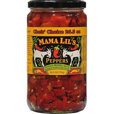 Description. Mama Lil's Sweet Pickled Hot Peppers - 