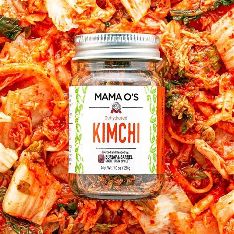  Ingredients: napa cabbage, Mama O's Premium Super Spicy Kimchi Paste (water, Korean chili peppers, garlic, fresh ginger juice, salt, organic cane sugar, fresh lime juice, ghost pepper powder), onion, Korean daikon, cilantro, scallions. Size: Qty. Add to cart. Get all the kimchi gossip and more... Our Super Spicy version is vegan and made with ... . 