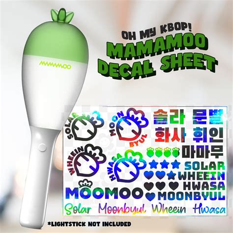 Mamamoo Lightstick Decal - Etsy