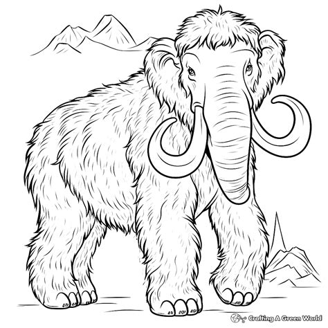 Mammoth Coloring Pages Free Coloring Pages