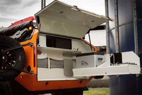 May 10, 2023 · Mammoth Overland Four 100-Ah Renogy smart lithium batteries deliver up to 20 hours of electricity and can charge via the two 100-W solar panels on the awning or from driving the tow vehicle. A Wen ... . 