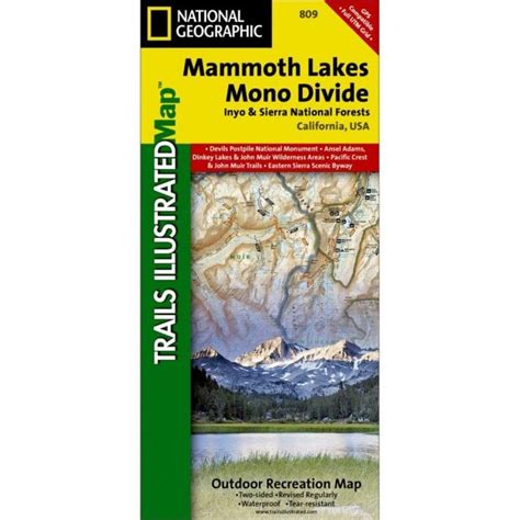 Read Online Mammoth Lakes Mono Divide Inyo And Sierra National Forests By National Geographic Maps