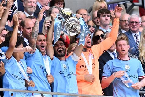 Man City beats Man United 2-1 in FA Cup final to complete second leg of treble bid