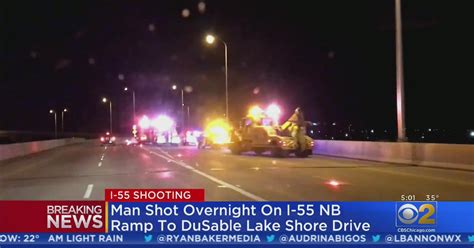 Man Shot While Driving On I-55 Ramp To Lake Shore Drive