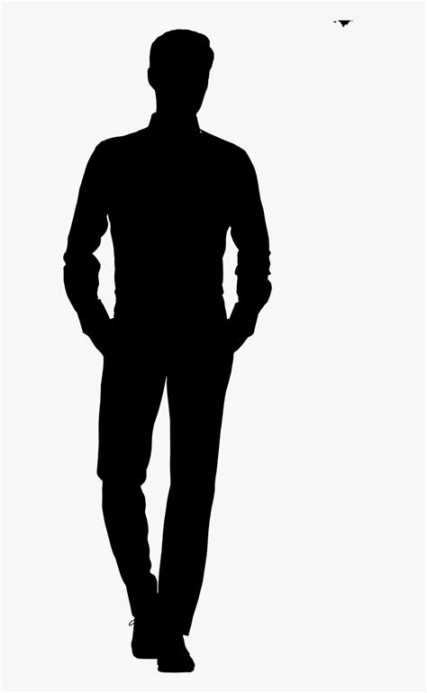 Man Standing Silhouette
