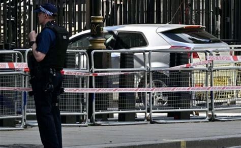 Man arrested after car crashes into Downing Street
