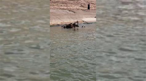 Man catches more than fish at Kansas lake; fire department helps reel in a big one