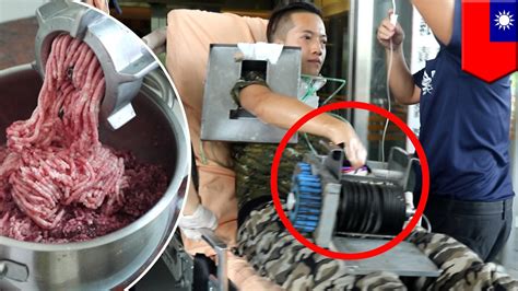 Man caught in meat grinder.  #1 We would like to show you a description...