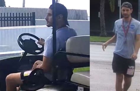 Man caught on camera stealing golf cart from North Lauderdale cemetery
