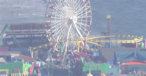 Man charged after climbing Ferris wheel at Santa Monica Pier