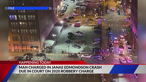 Man charged in Janae Edmondson crash due in court today