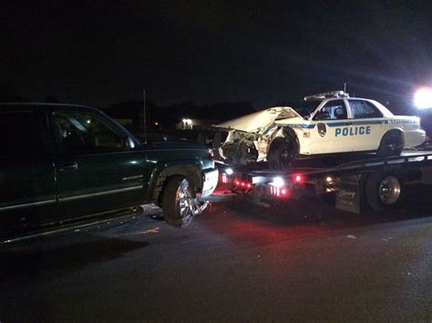 Man collided with a parked police cruiser, charged with DUI