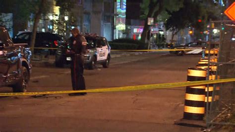 Man dead, police searching for SUV following downtown Toronto hit-and-run