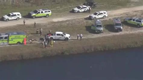 Man dead, woman rescued after helicopter crashes into SW Miami-Dade canal, police say