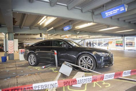 Man drives at pedestrians inside German airport garage