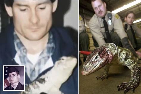 Ronald Huff who was eaten by his pet monitor lizards 'was killed by the 6ft creatures when a BITE became infected' Ronald Huff, 42, had his face, hands and stomach organs devoured by seven.... 