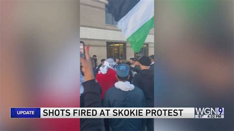 Man fires gun near pro-Palestinian rally outside Chicago, another pepper-sprays crowd, police say