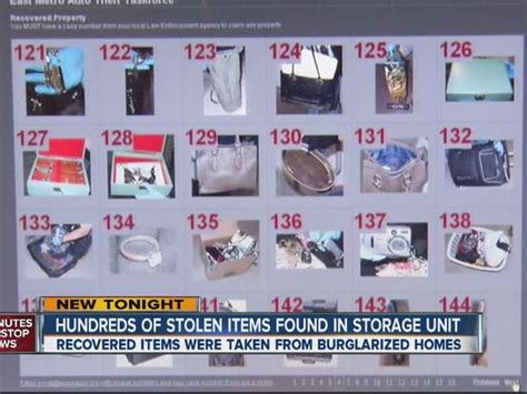 Man found with stolen goods in his Campbell storage unit