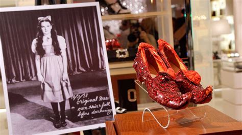 Man indicted for stealing ‘Wizard of Oz’ ruby slippers worn by Judy Garland
