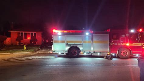 Man injured in 2-alarm Scarborough house fire