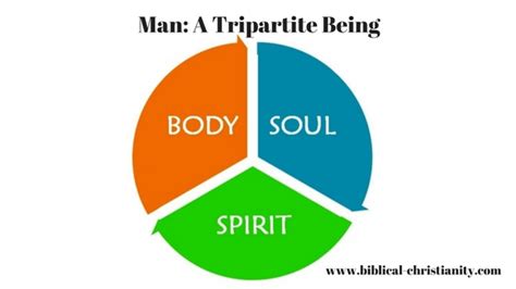 Man is a tripartite being Biblical Christianity