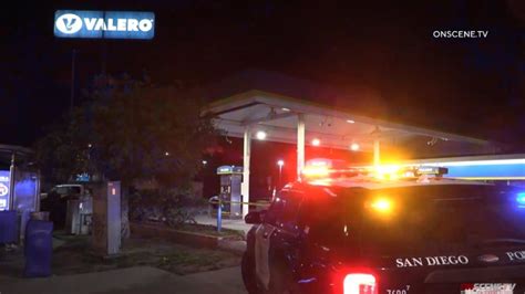 Man killed in stabbing near gas station identified