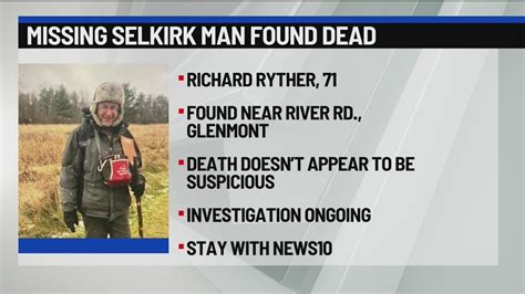 Man missing out of Selkirk found dead