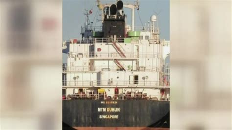 Man pulled from water after falling from oil tanker near Boston coast dies