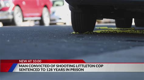 Man sentenced to 128 years for shooting Littleton police officer