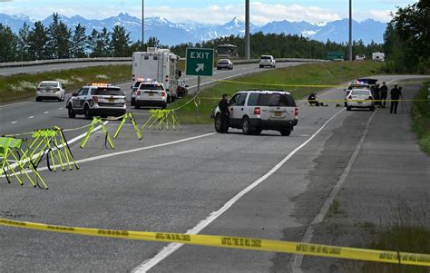 Man shot and killed by officers on Anchorage highway was holding rifle, police say
