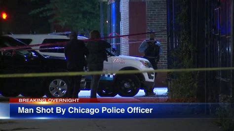 Man shot by Chicago officers after shooting at them during foot chase