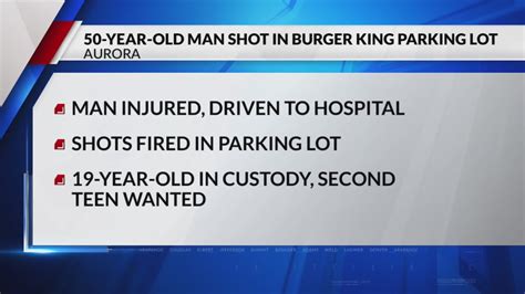 Man shot in Aurora Burger King parking lot after apparent altercation