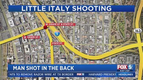 Man shot in back in Little Italy