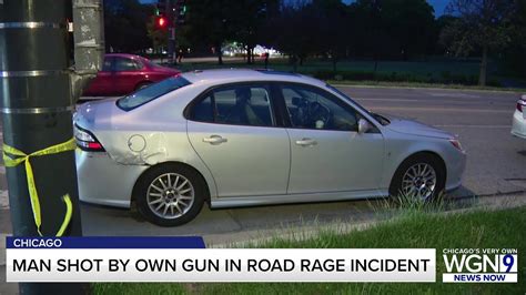 Man shot with own gun after road rage incident on DuSable Lake Shore Drive